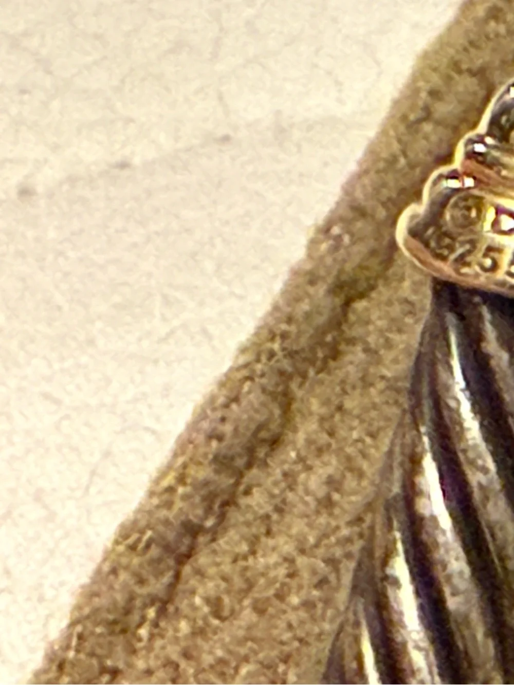 David Yurman Classic Cable Bracelet, 925, 14K